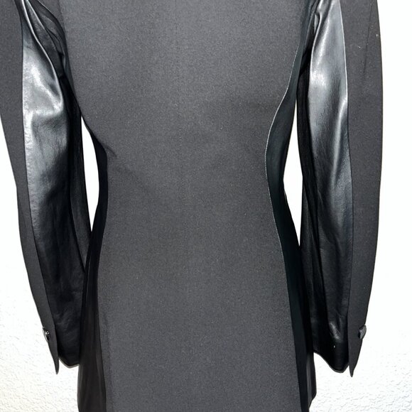 ESCADA 2 PIECE PANT SUIT BLACK WOOL SLIM FIT BLAZER AND FLARE LEG PANTS  EU34/36 - Picture 7 of 16